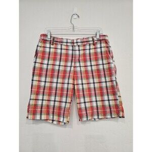 Gap Women's Multicolor Plaid Bermuda Size 8